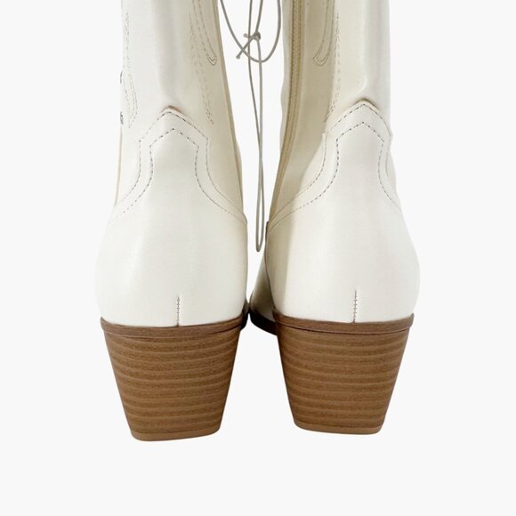 Universal Thread Iris Studded Western Cowboy Boots - Off-White - Size 7.5 - Picture 4 of 7